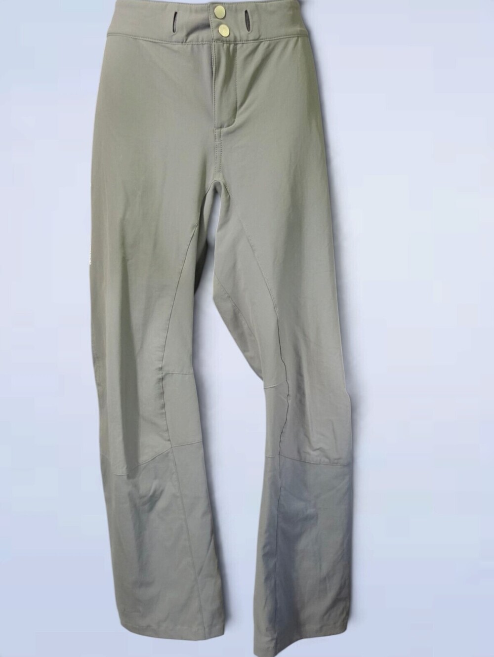 Women's Peak Performance R&D Gray Pant with Pink Zippers- Size Large